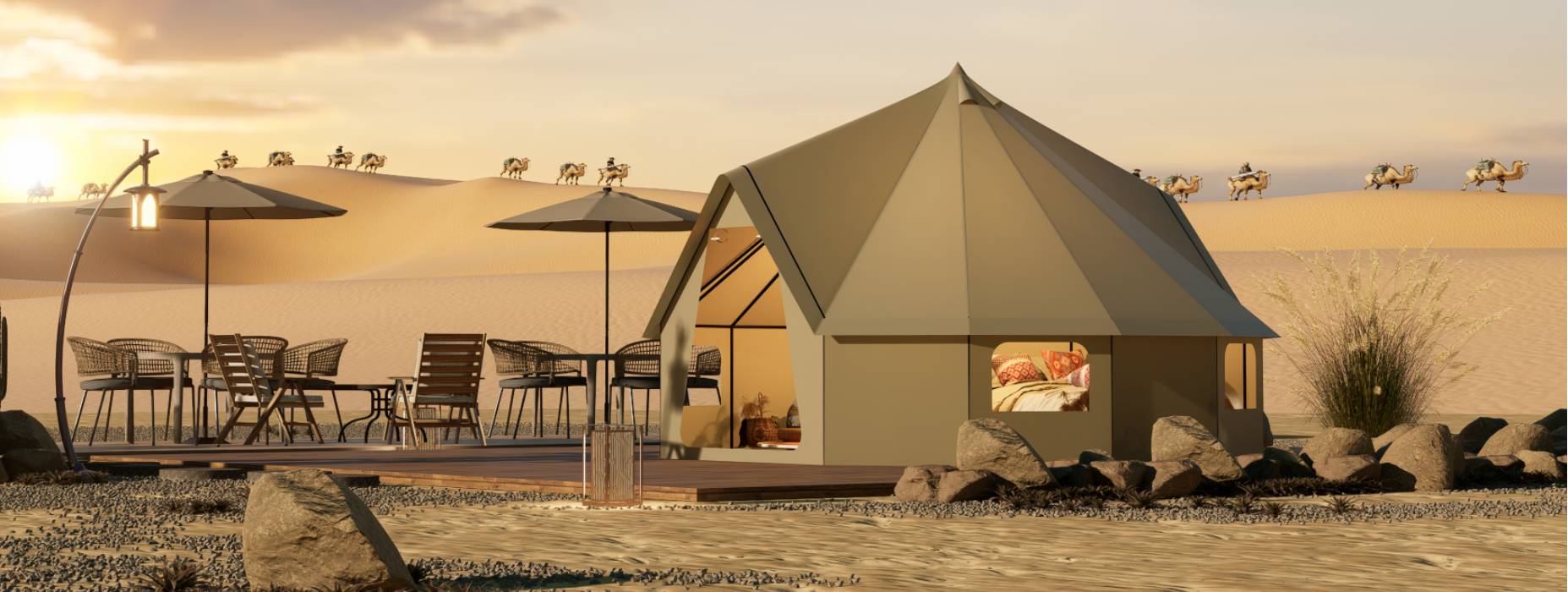 都兰县露营酒店帐篷产品